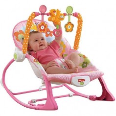Fisher price gultukas -kėdutė kūdikiui rožinis