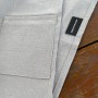 Stalo padėkliukai su kišene 4vnt pilka 40x30 cm Maja068