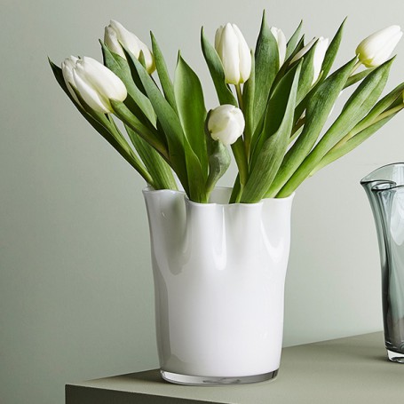 Vaza tulpėms stiklinė Tulip