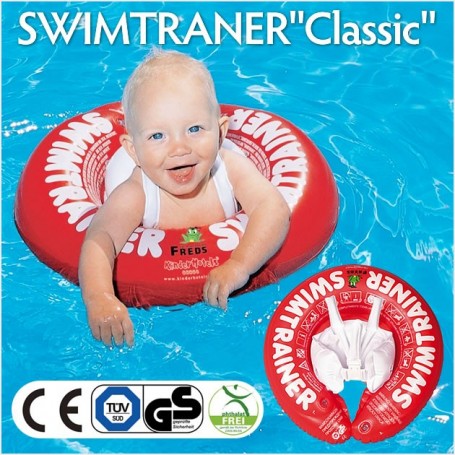 Plaukimo ratas Swimtrainer Classic raudonas